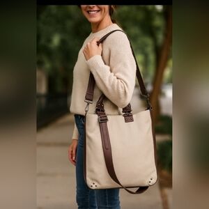 7 For All Mankind Ring Bucket Tote Shoulder Bag